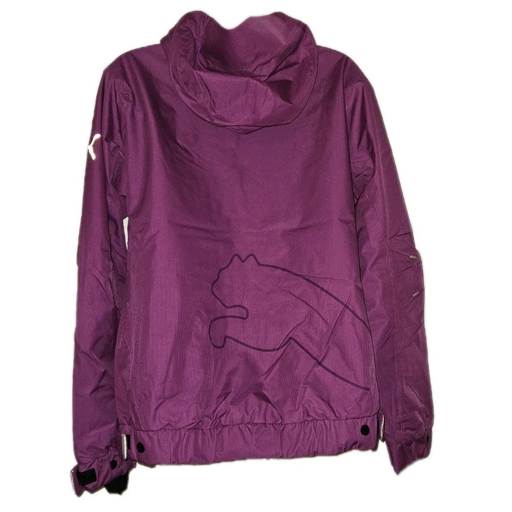 NEW PUMA Horizon Purple Sport Performance Zip Up Hoodie Jacket Waterproof Size M - Picture 2 of 14